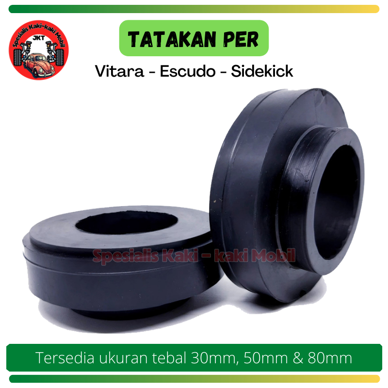 Karet Bantalan Tatakan Peninggi Per Keong Suzuki Vitara Escudo Sidekick depan / belakang