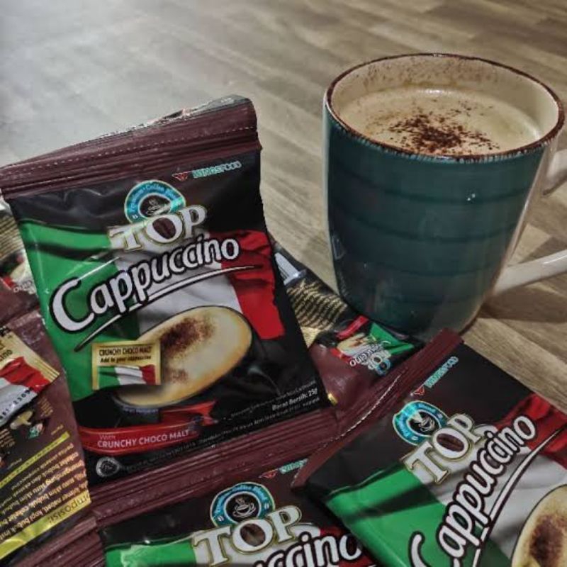 

Top Kopi Cappuccino isi 15 Sachet Dengan Crunchy Choco Malt✓