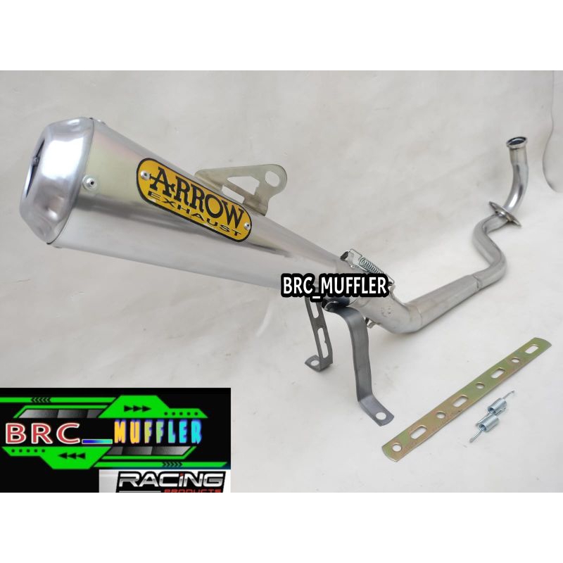KNALPOT RACING ARROW EXHAUST VARIAN MATIC HONDA VARIO 110 KARBU/KEBO, VARIO 110 TECHNO/CBS, VARIO 11