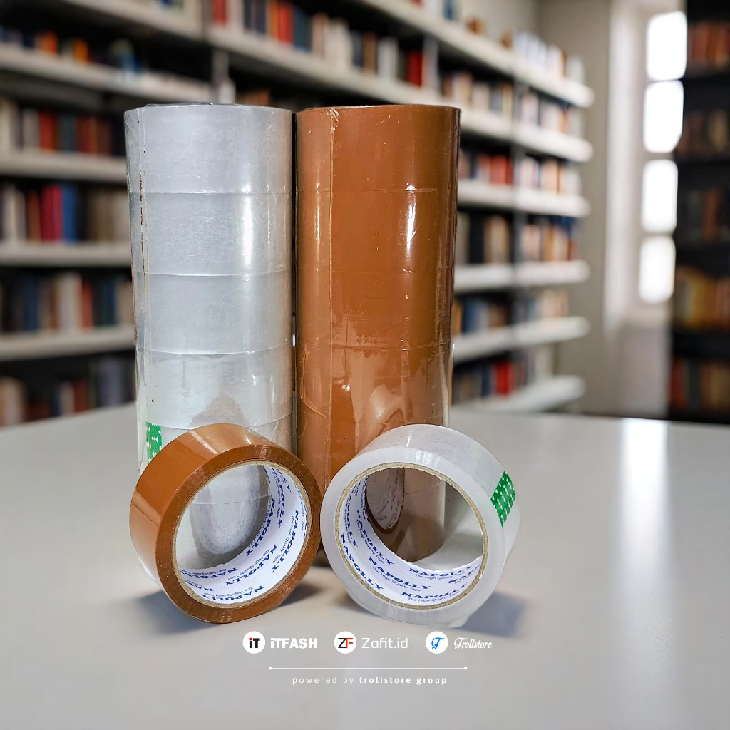 

GROSIR TROLIS Z780 NAPOLLY 90YARD X 45MM LAKBAN SOLASI SELOTIP COKLAT DAN PUTIH BENING TROLISTORE KEDUNGWUNI PEKALONGAN JAWA TENGAH