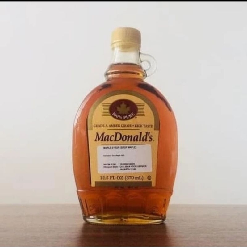 

macdonald's maple syrup sirup maple pancake 370ml