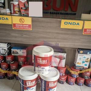 CAT TEMBOK PLAFOND INTERIOR APKO VALUE SUPER EMULSION DARI ASIAN PAINTS 25 KG