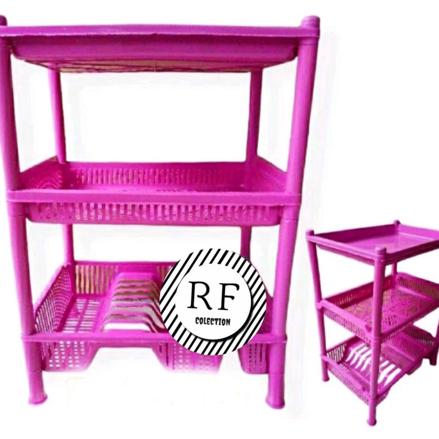 BEST RAK PIRING 3 SUSUN  RAK PIRING PLASTIK  RAK PIRING 3 LANTAI  RAK PIRING SUSUN