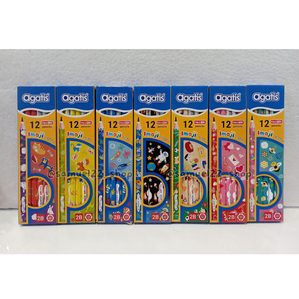 

Pensil AGATIS Neopex Imaji 2B NH-2BW-1201 Isi 12