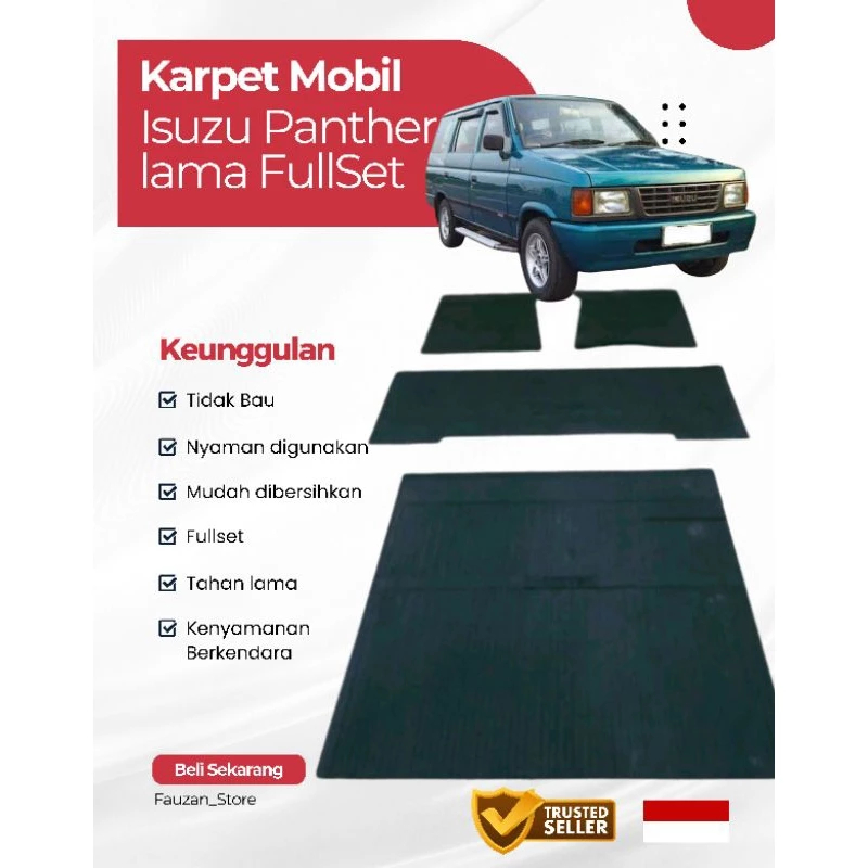 karpet karet mobil isuzu panther fullset alas kaki panther fuulset