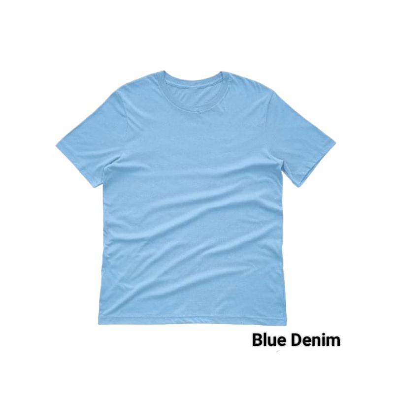 MC - Kaos Anak - Anak Warna Blue Denim / Biru Muda