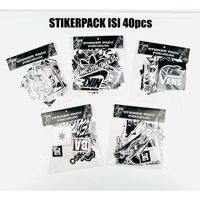 

STIKERPACK BRAND CLOTHING HYPEBEAST PREMIUM BEST QUALITY BAHAN GRAFTAC ORIGINAL