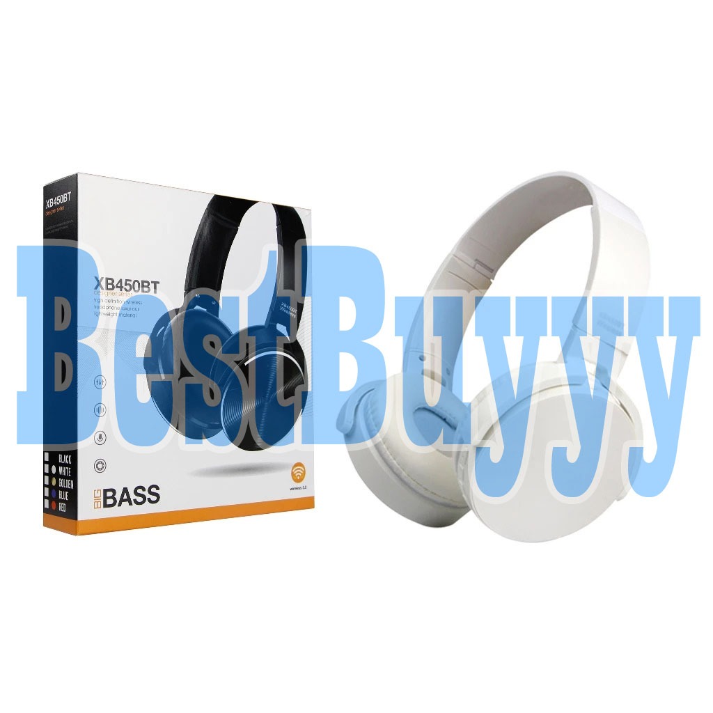 BestBuyyy HEADSET BLUETOOTH BANDO SUPERBASS XB450BT - HANDSFREE WIRELESS - EARPHONE STEREO XB450BT E