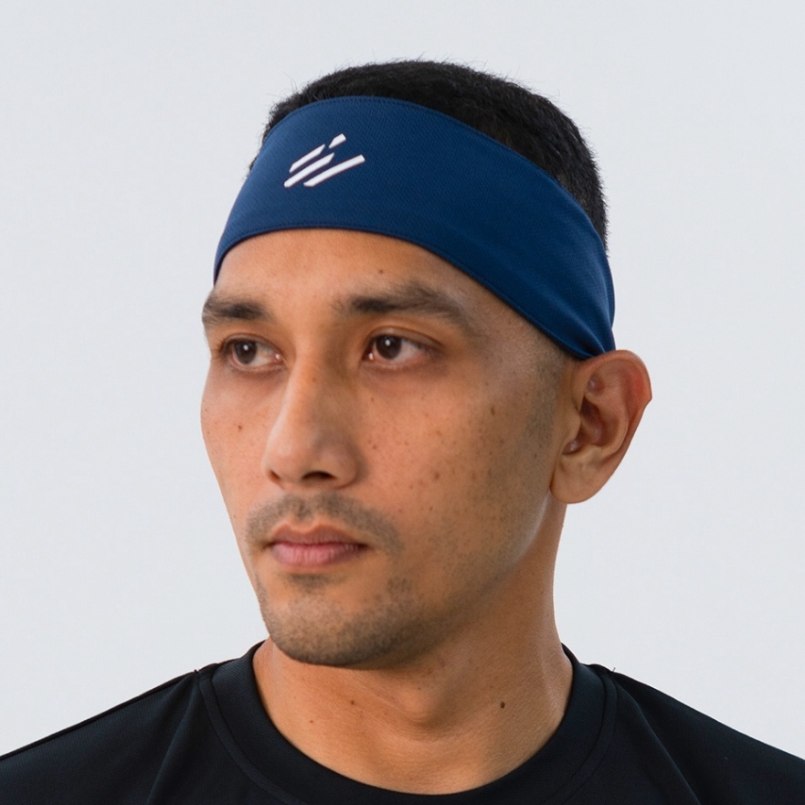 Sale Eternity Sport Headband Bandana  Ikat Kepala Ikat Rambut Olaraga Pria Wanita Unisex  Navy