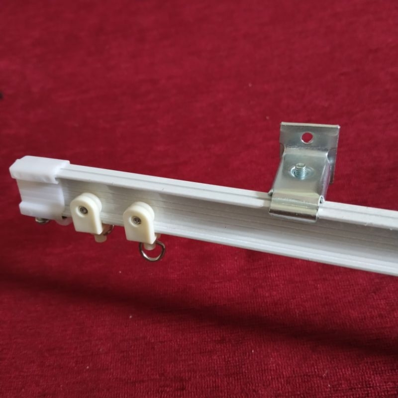 Rel Gorden Lengkung Rollet Gorden Siku Fleksibel Batang Hordeng Elastis Super
