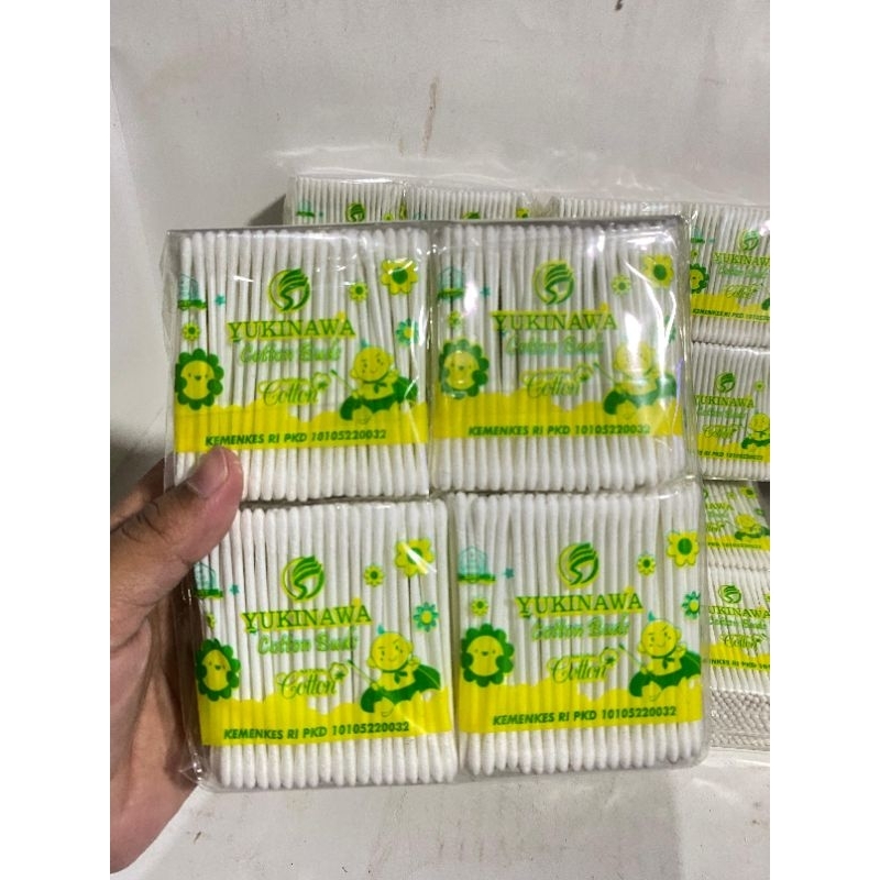 cotton buds yukinawa baby 1 lusin (12pcs)