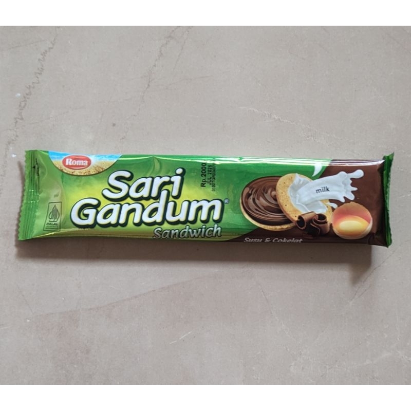 

Sari Gandum Sandwich Susu & Coklat