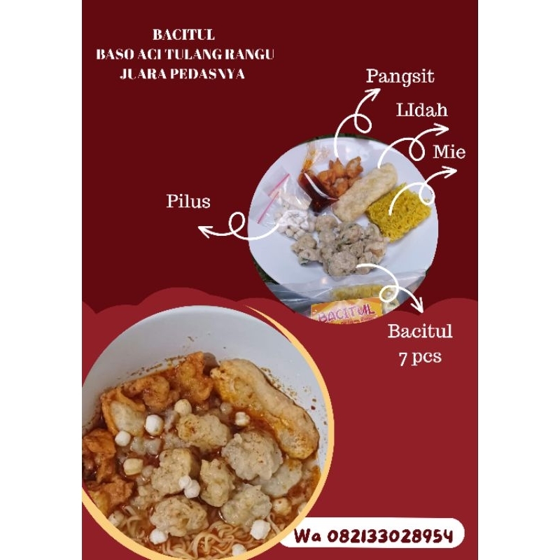 

Baso Aci tulang Rangu mix mie enak gurih renyah jajanan garut