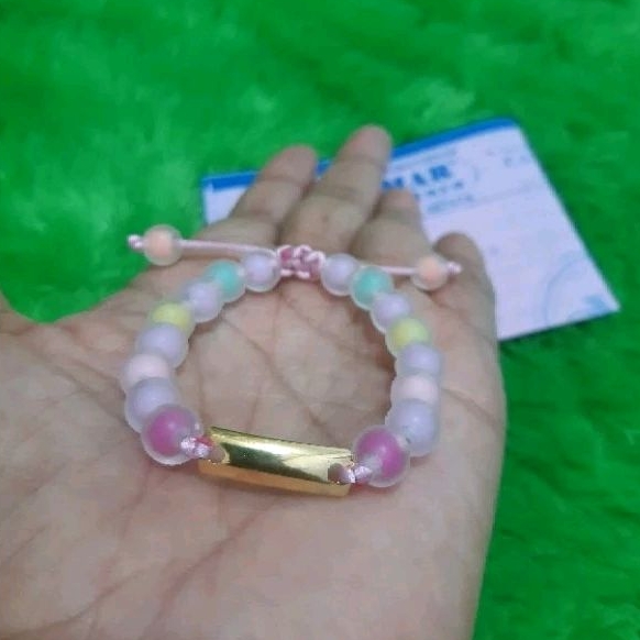 Gelang Tali Rainbow Anak // Dewasa Emas Plat 0,3gram 10karat Semar Nusantara