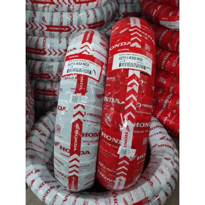 Ban Scopy Tubeless Original Ring 12 100/90 110/90 Depan Belakang AHM Federal