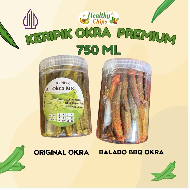 

KERIPIK OKRA 750ML / PREMIUM OKRA