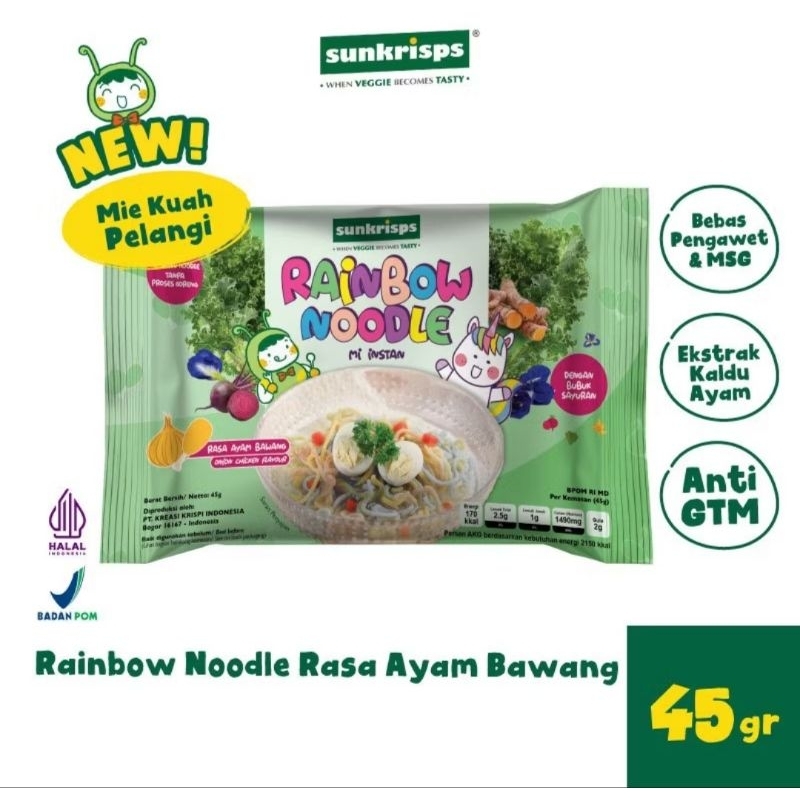 

Sunkrips - Rainbow Noodle Ayam Bawang
