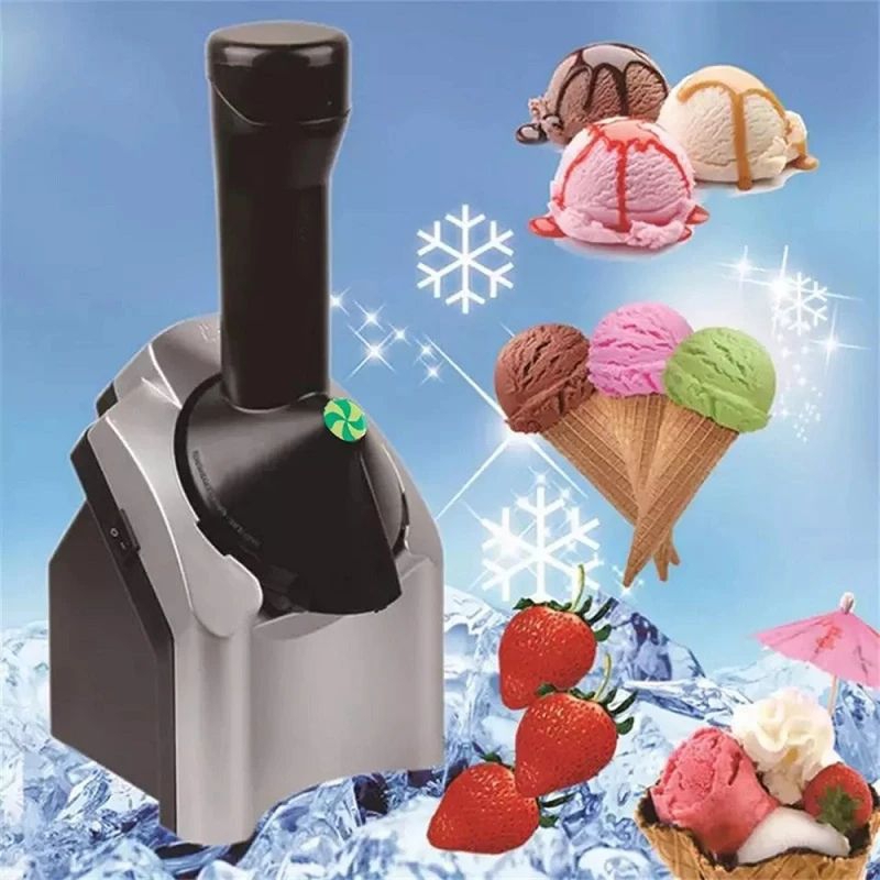 [COD] Mesin Pembuat Ice Cream Maker Machine Stainless Es Krim Steel Alat Buah Kitchenware