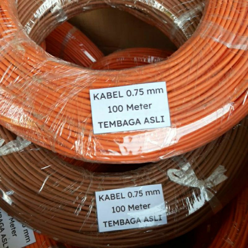 KABEL 0,75 ROSTAND HARGA METERAN