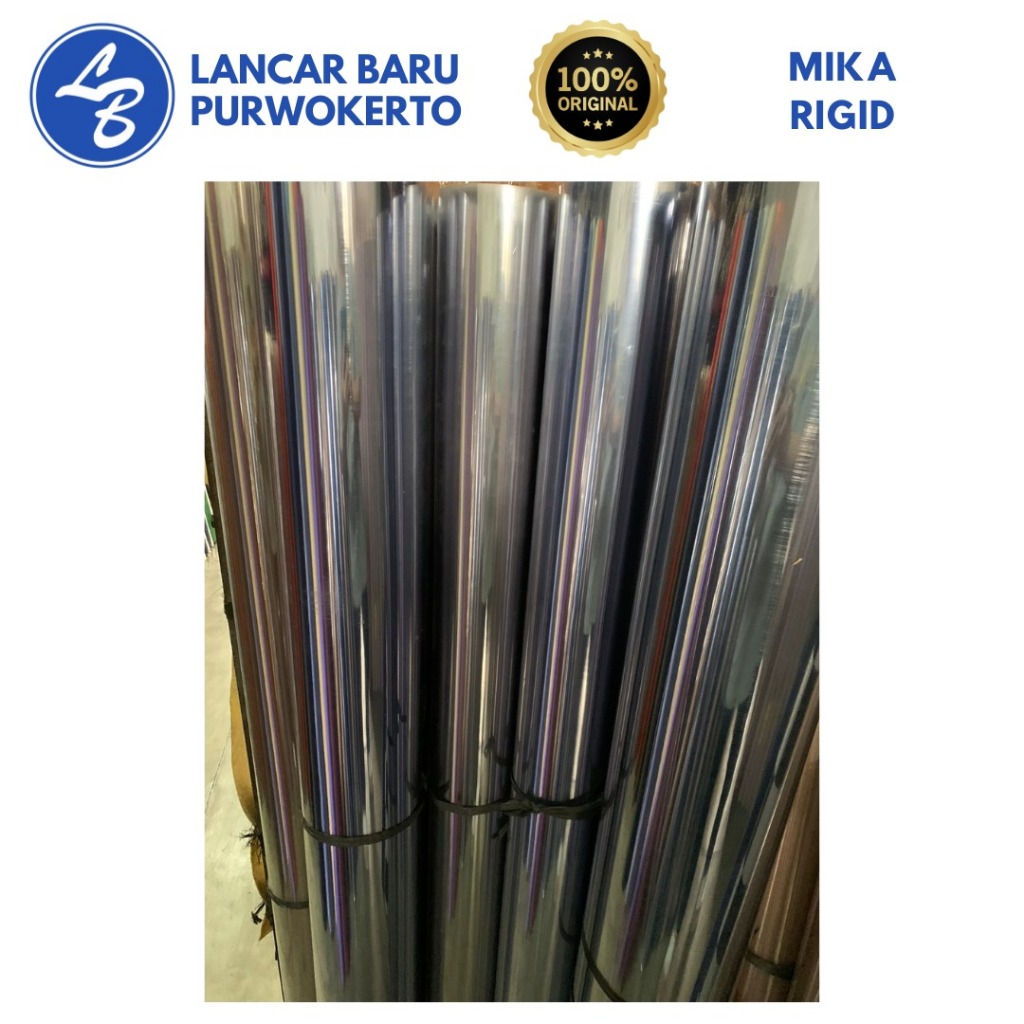 

RIGID PLASTIK MIKA TEBAL per Roll (50m x 1.37m)