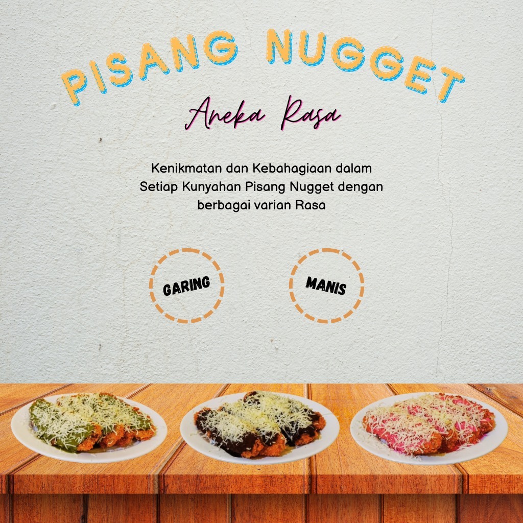 

Pisang Nugget / Banana Nugget Aneka Rasa