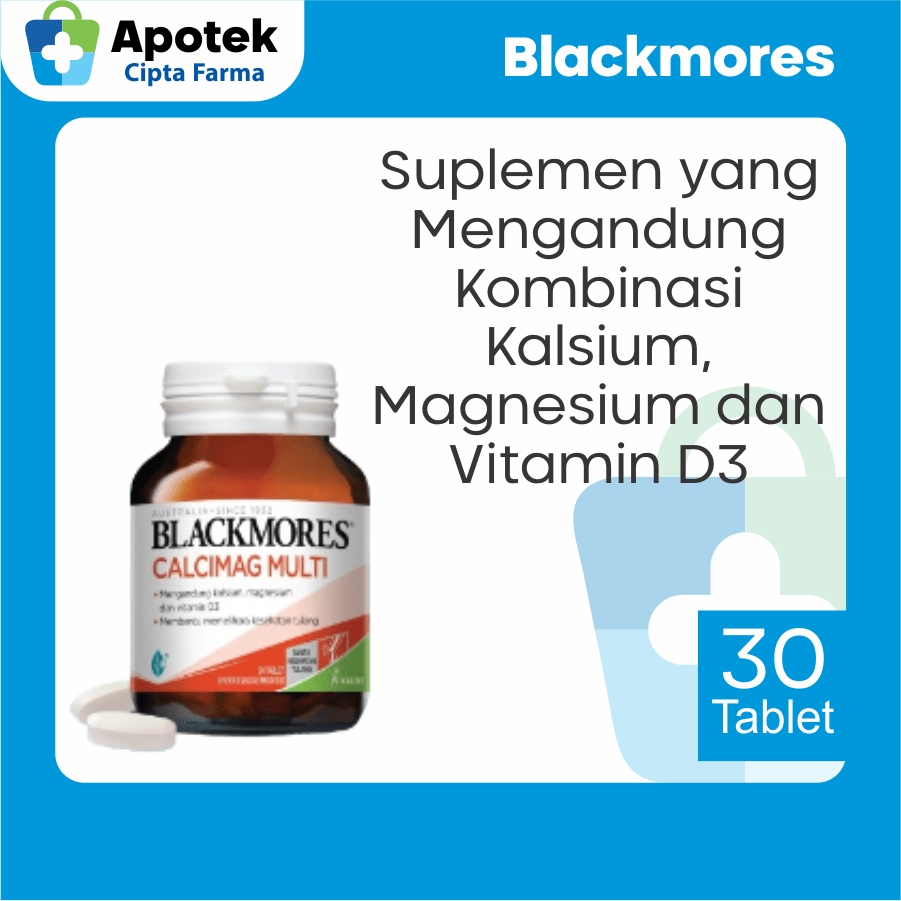Blackmores Calcimag Multi Blackmore Calcimag Blackmores Vitamin D3 Magnesium Obat Kalsium Suplemen T