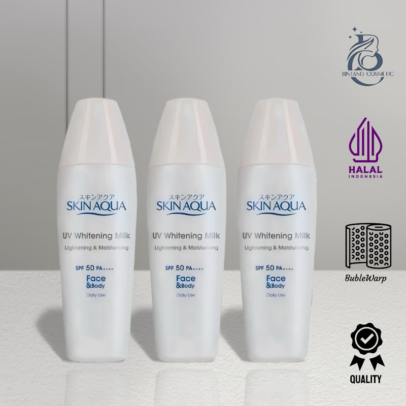 Skin Aqua SPF 50 PA++++ ✨✨✨ Skin Aqua Sunscreen Spf 50 putih