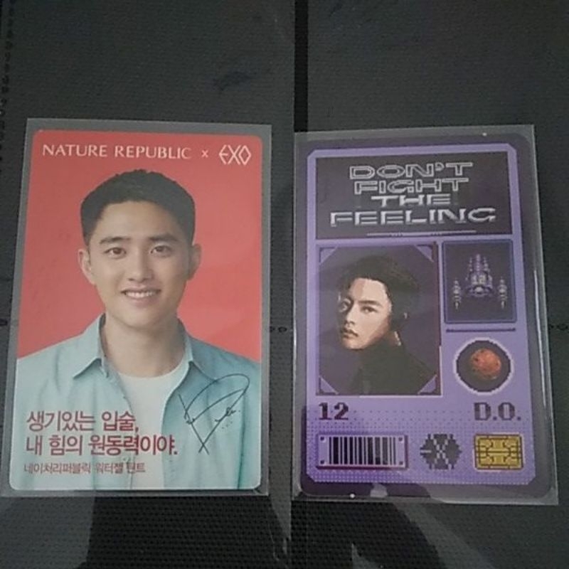 PHOTOCARD OFFICIAL D.O NR×EXO + D.O CARD DFTF KYUNGSOO