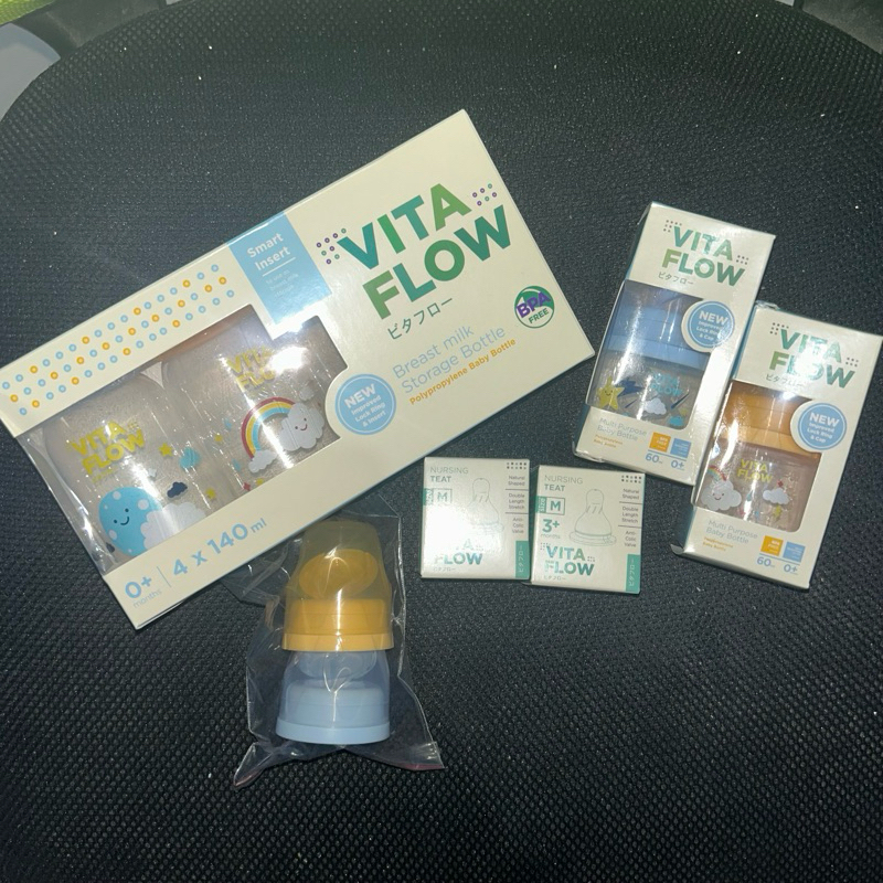 [PRELOVED] VITAFLOW Breastmilk Storage & Bottle