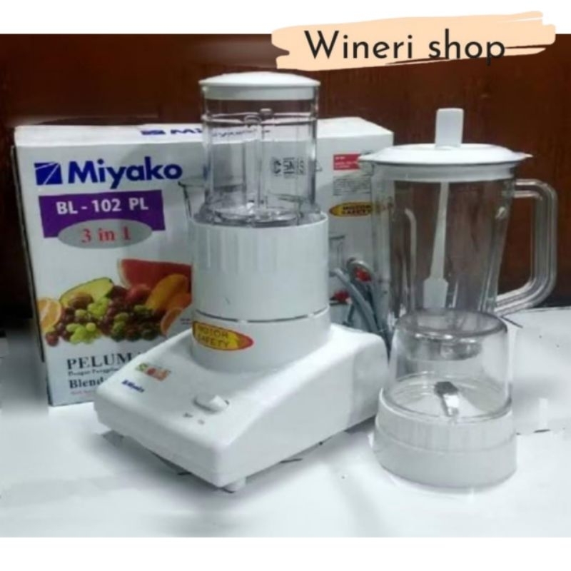 Miyako Blender BL 102 PL / Blender Miyako 3in1 / Blender Miyako / Blender plastik miyako /