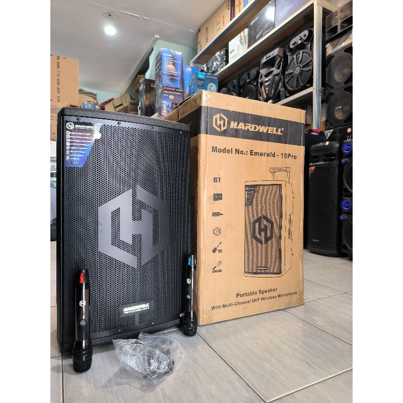 speaker hardwell emerald 15pro speaker 15 inc