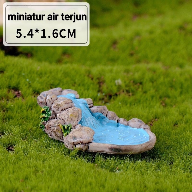 miniatur air terjun miniatur kolam batu miniatur kolam ikan aquascape kolam