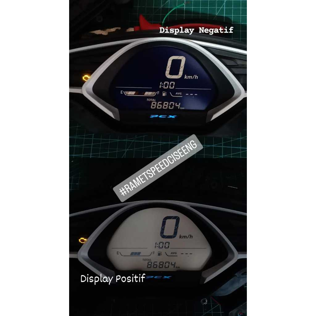 Sticker Polarizer Speedometer Honda pcx 150