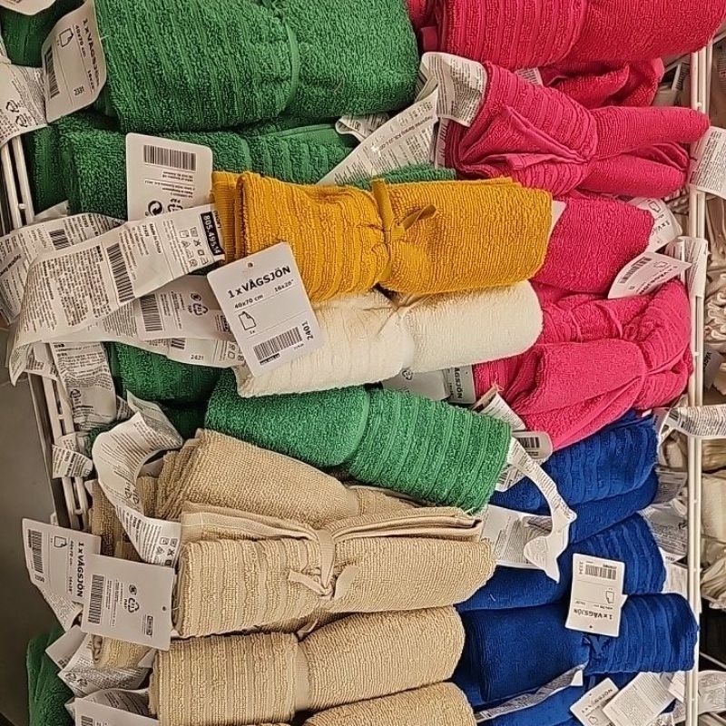 VAGSJON IK3A Handuk tangan ikea, handuk dapur, handuk kecil, handuk gantung, handuk kecil