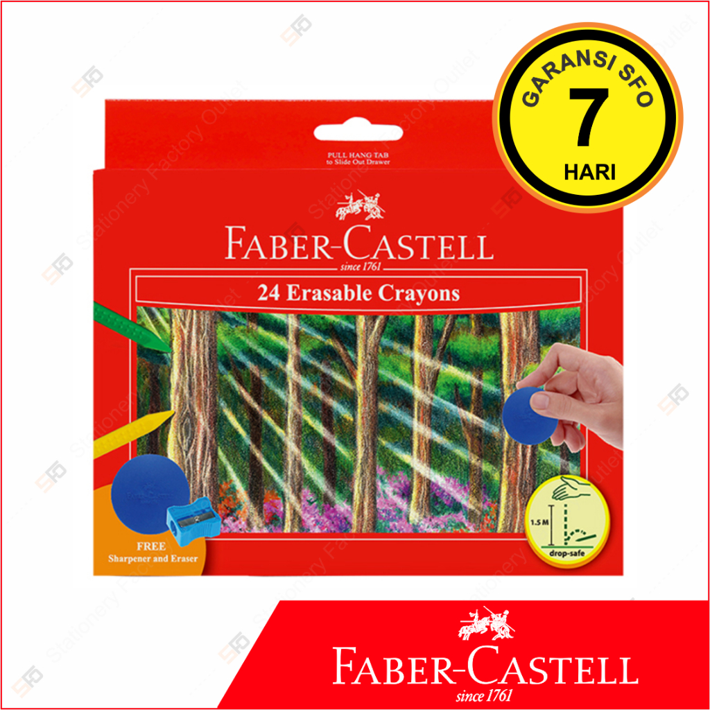 

Erasable Crayon Faber Castell isi 24