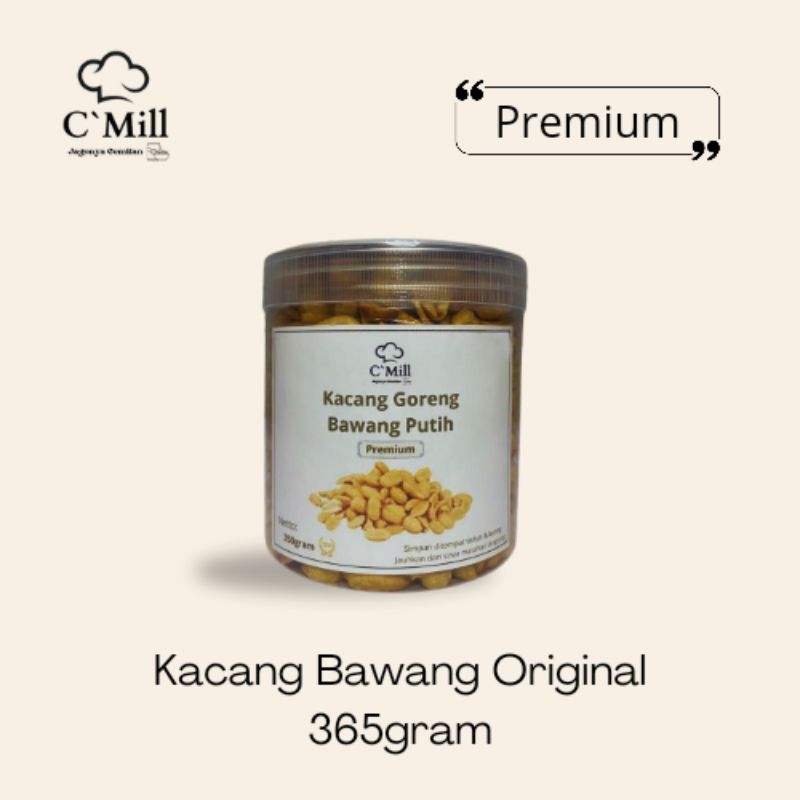 

Kacang Goreng Bawang Putih Premium 365gram Original
