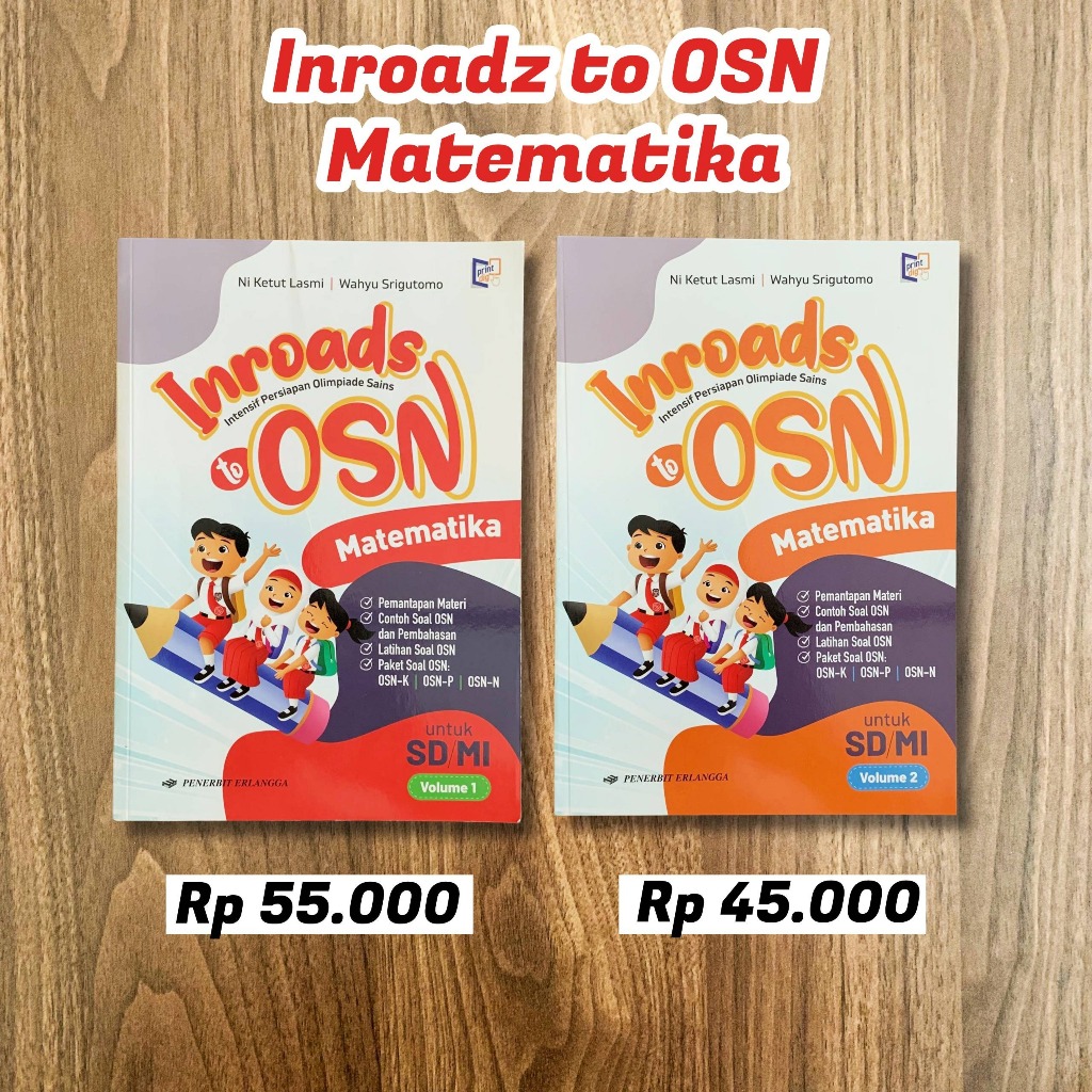 Buku Erlangga Inroads to OSN Matematika Untuk SD/MI