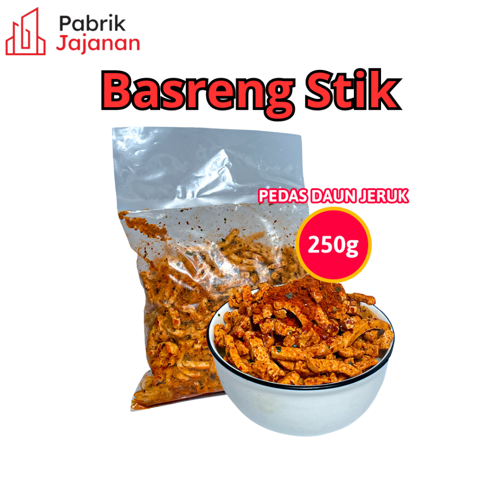 

Basreng Pedas Daun Jeruk (250gr) Baso Goreng Kiloan Cemilan Kekinian Viral Termurah Bandung Cimahi Basreng Pedas Daun Jeruk