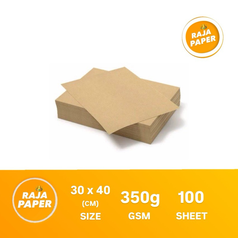 

Kertas Kraft Liner 350 Gsm 30 Cm x 40 Cm 100 Lembar . ( 300 Mm x 400 Mm ) , 350 Gr / 350 Gram , Kertas Samson , Kertas Bungkus , Kertas Packing , Brown Kraft , Kertas Coklat , Brown Paper , Kraft Paper , Pembungkus Kertas , Kertas Packaging .