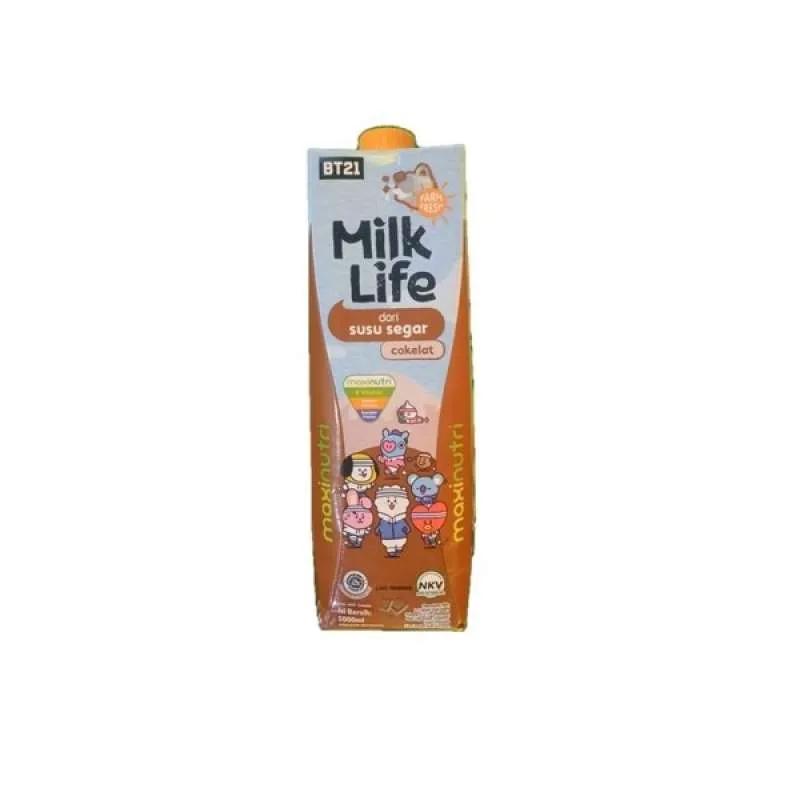 

milk life susu uht coklat 1000ml