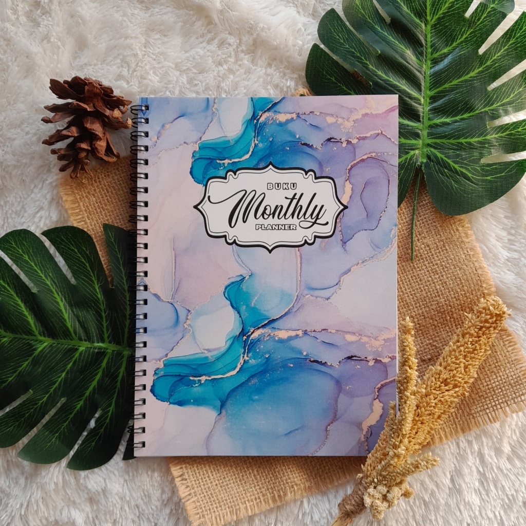 

ES88 BUKU MONTHLY PLANNER JILID SPIRAL UK A5 ISI 100 HAL