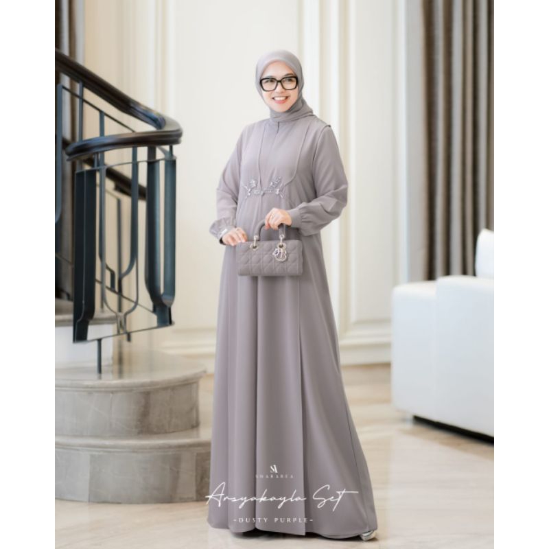 SHARAREA/Arsyakayla set outer by Shararea/Set scarft/Set premium/Set elegant