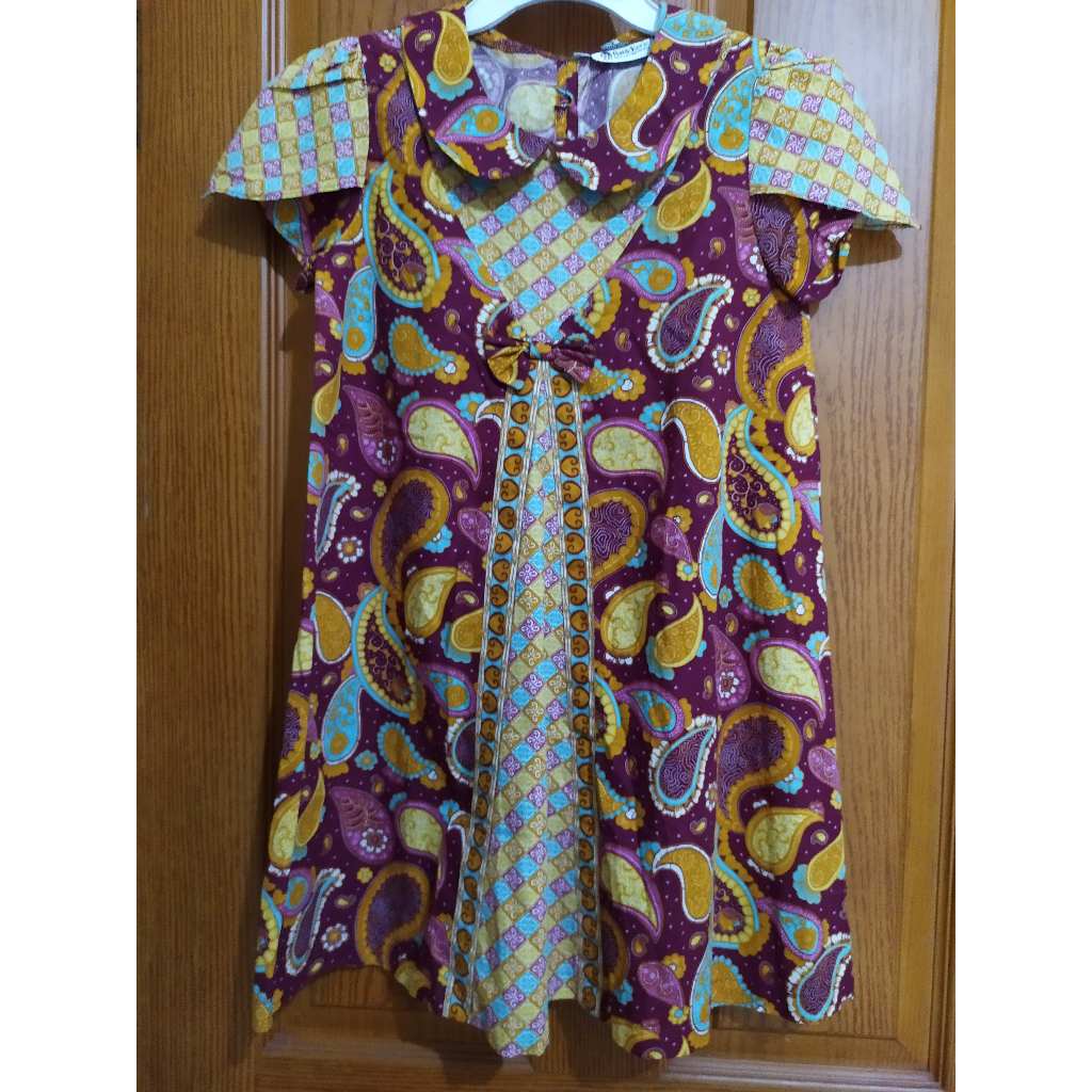 [Preloved] Dress Batik Keris Anak Perempuan size 10