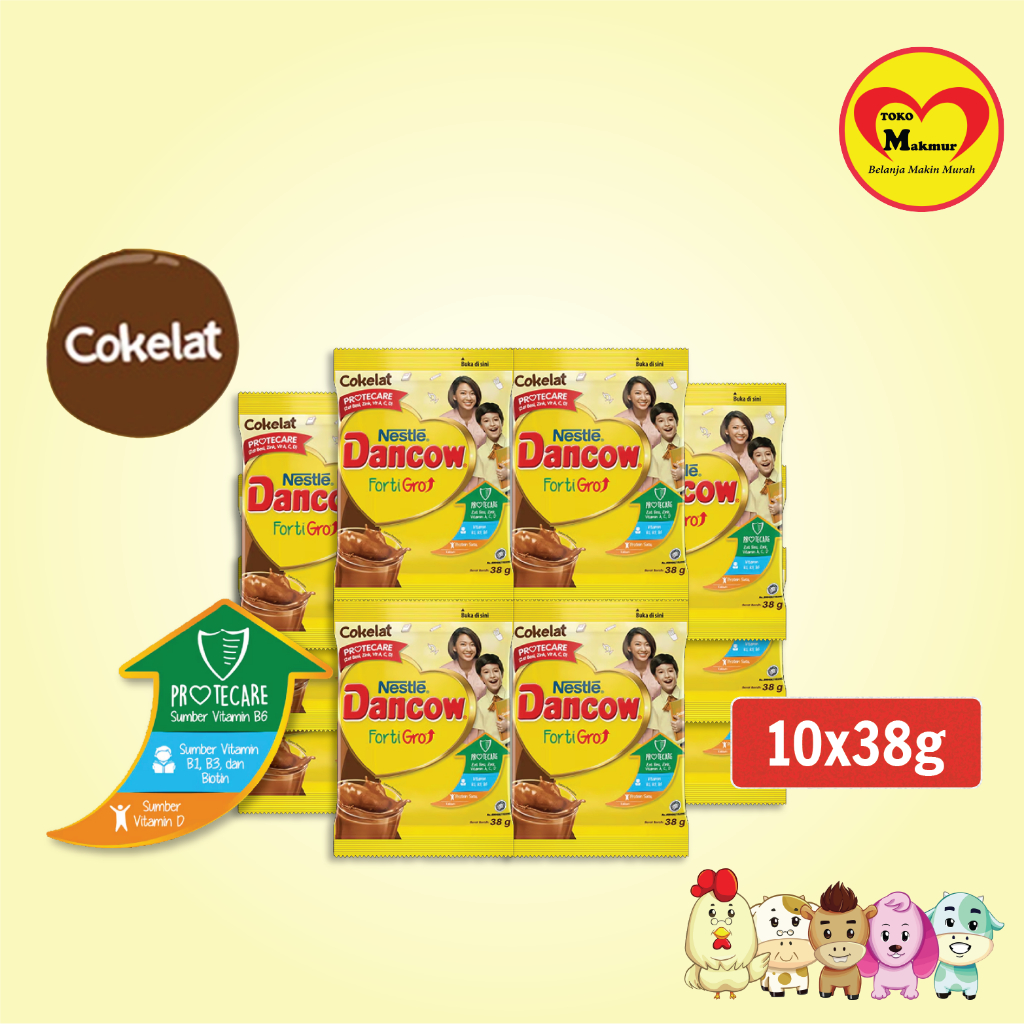 

Dancow FortiGro Coklat 10 X 38gr / Toko Makmur Pondok Jati