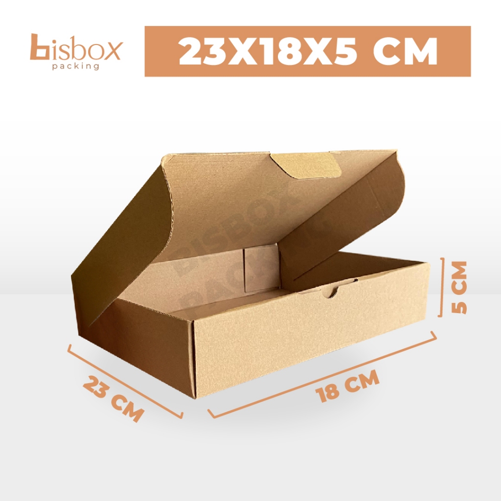 

Kardus Corrugated 23X18X5 CM | Die Cut | Kotak Karton | Box Packing