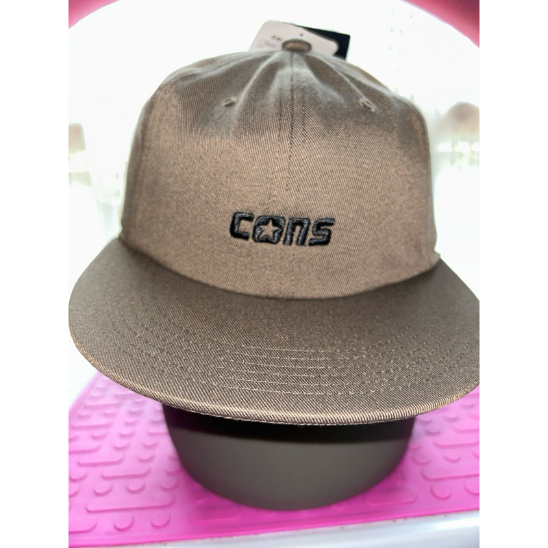 Topi model snapback Converse warna Coklat -100%original-Kondisi BARU/NEW