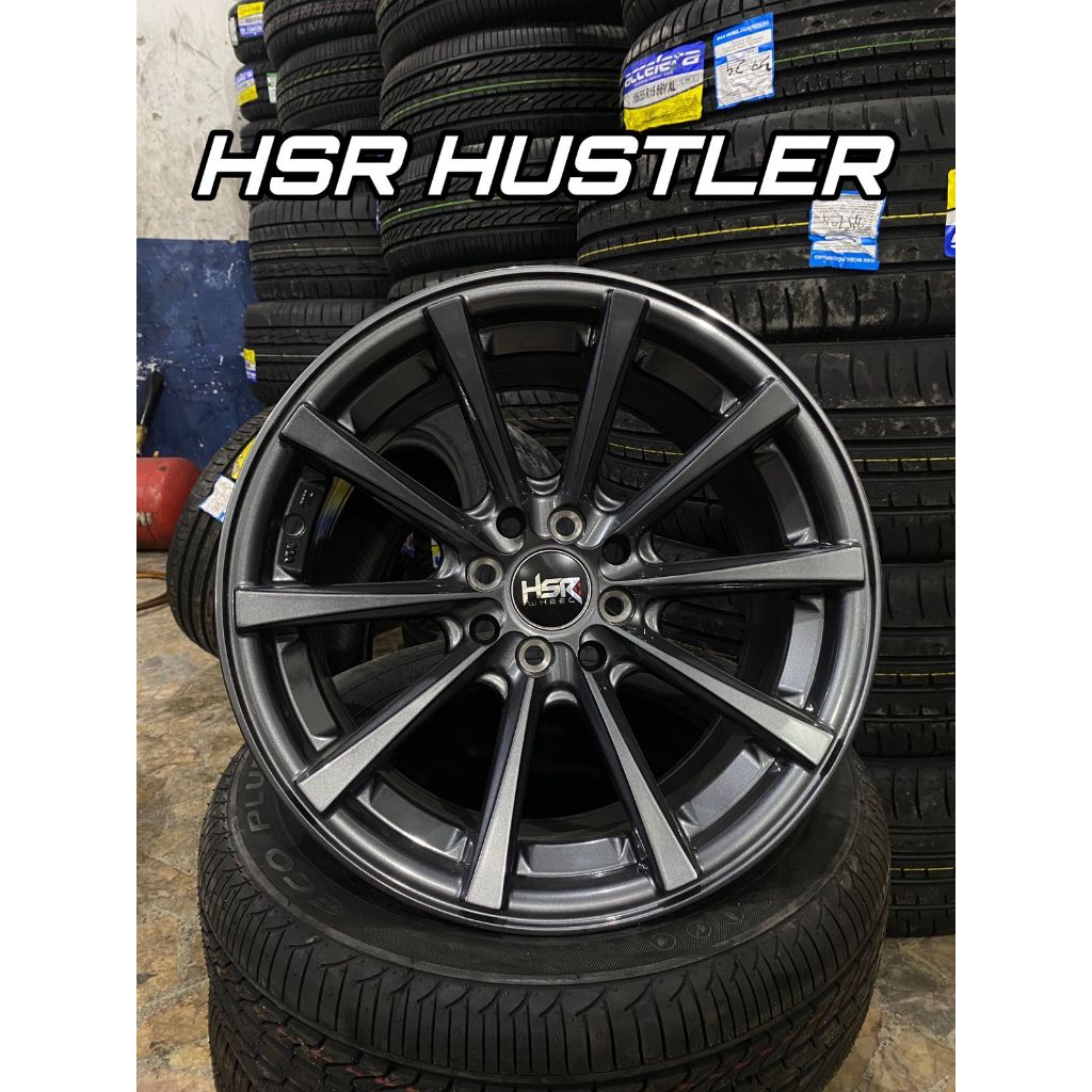 Velg Mobil Celong Concave Ring 16 HSR Hustler Original Gun Metal Avanza,Baleno,City