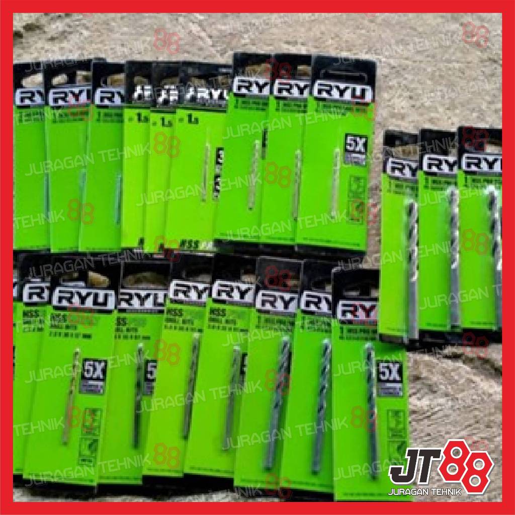 1pcs Mata Bor Besi HSS 1 - 9mm RYU BY TEKIRO - Mata Bor Besi RYU TEKIRO