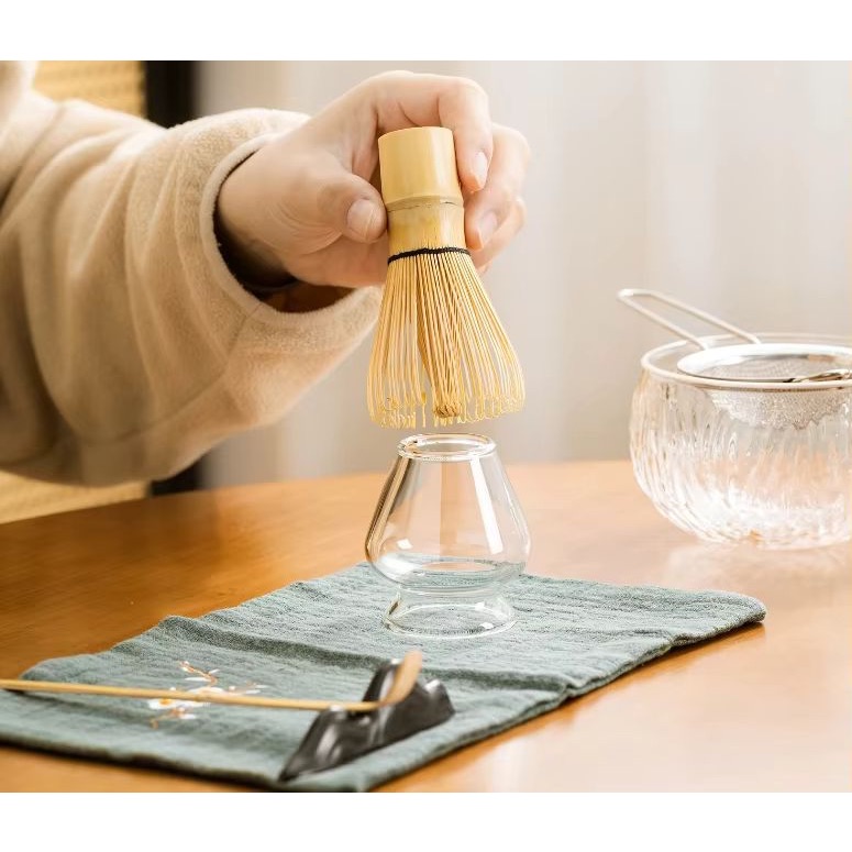 Matcha Whisk Holder Glass Stand - Dudukan /... 1