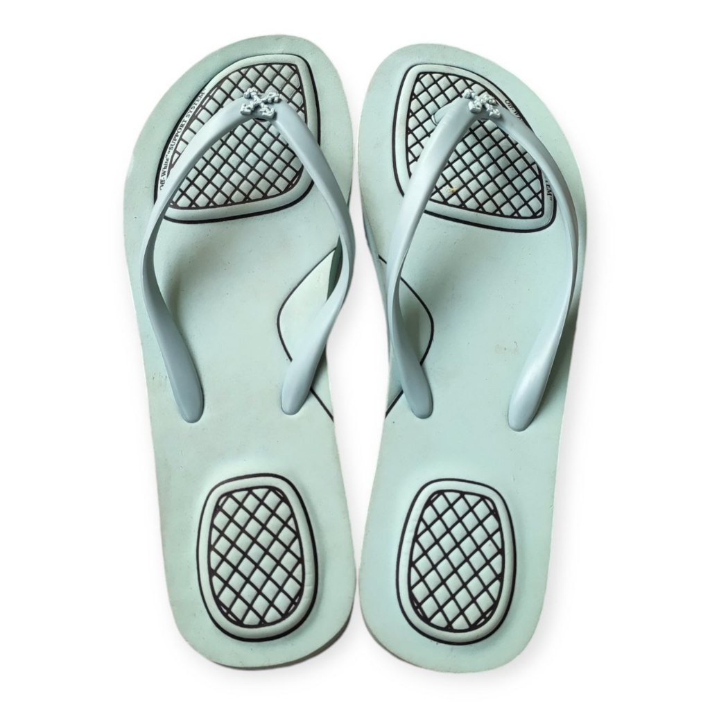 sandal wanita off white original Off white rubber flip flop blue sandal